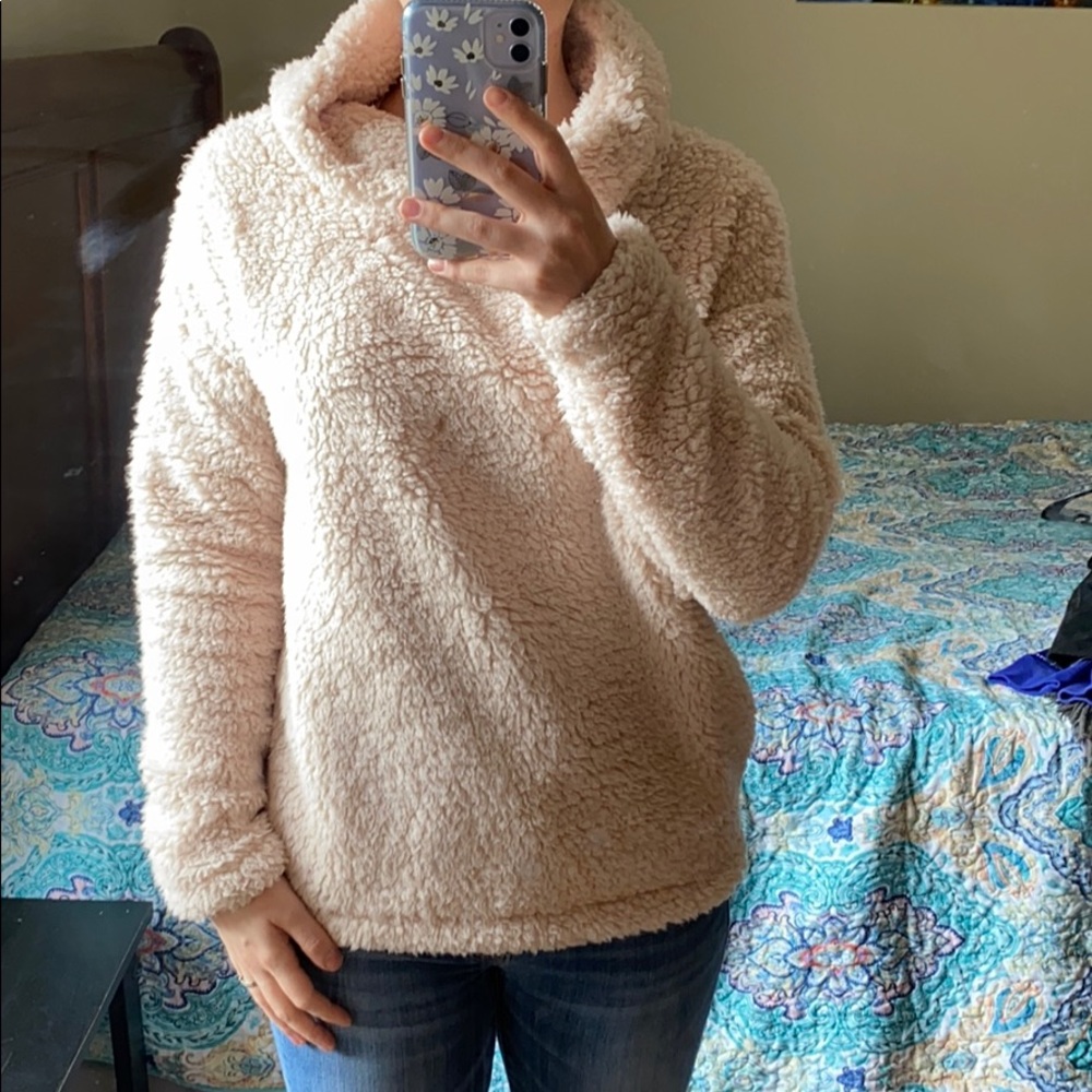 Light pink Sherpa